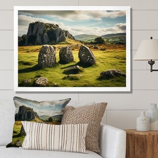 Designart "Ireland Irish Legends II" Ireland Framed Canvas Wall Art ...